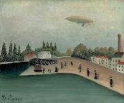 View of the Quai d'Ivry Henri Rousseau